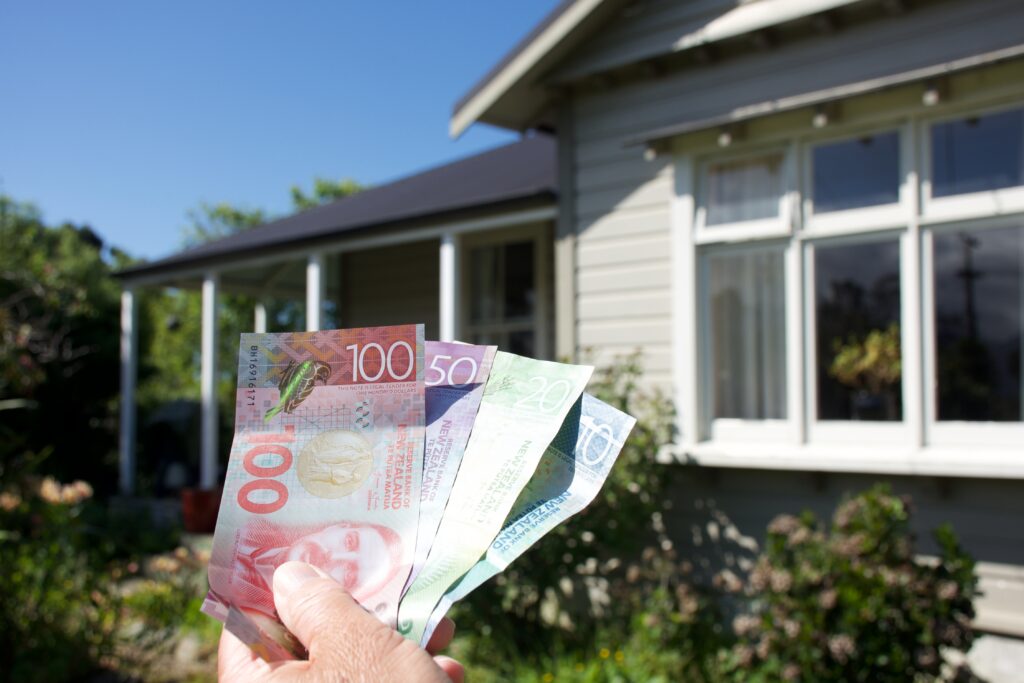 NZ house and money for business loans.